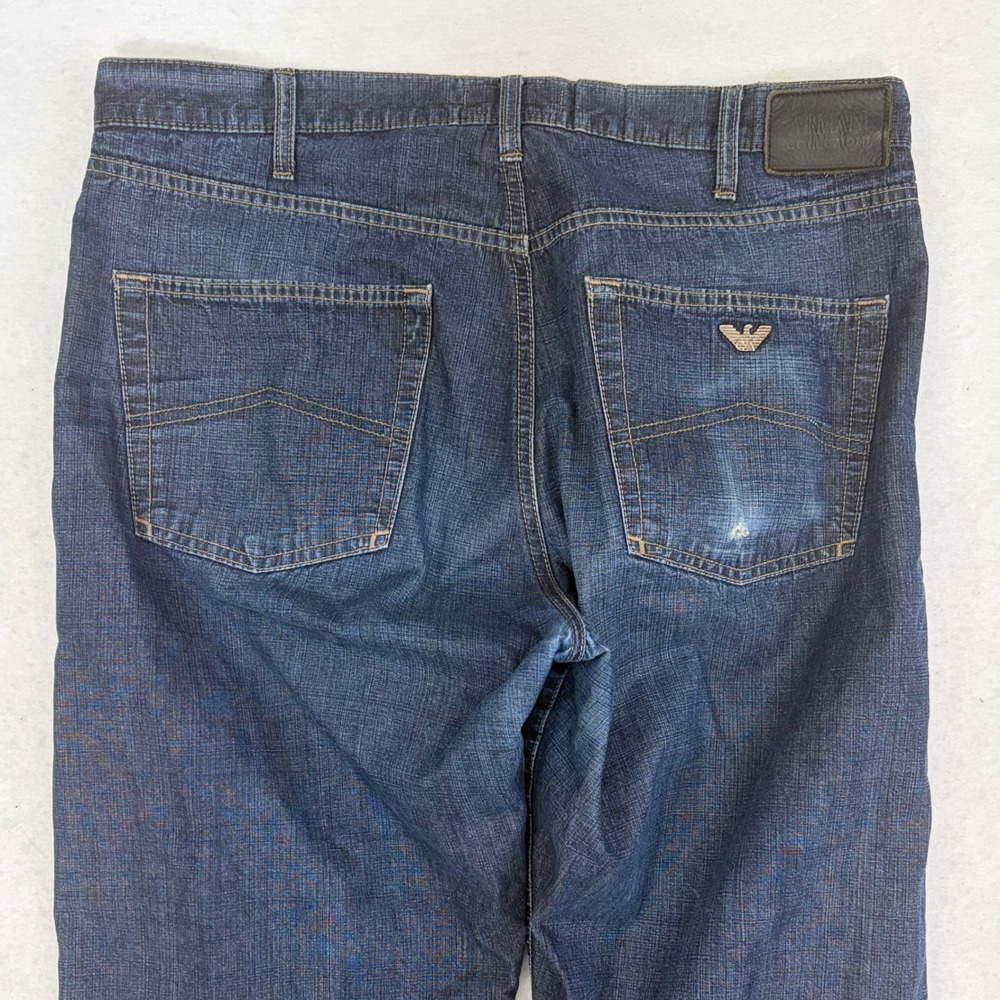 Vtg 90s Armani Jeans 34x32 Straight Indigo 005 Series… - Gem